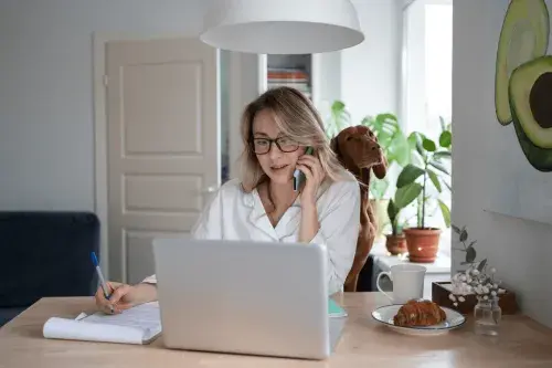 Pharma Approach Woman with Dog